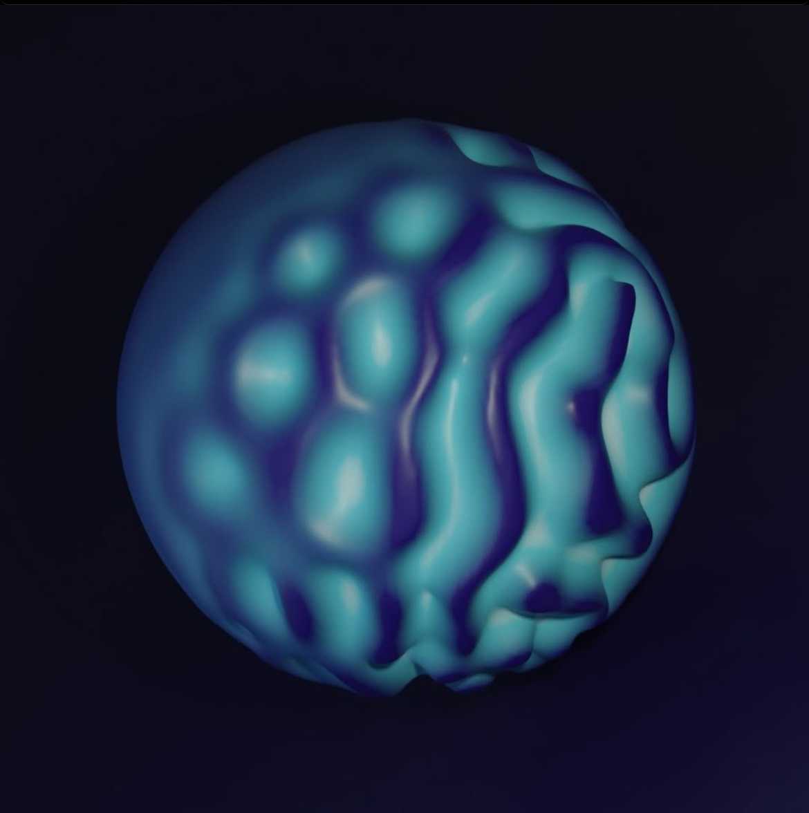 3D Reaction Diffusion in Blender